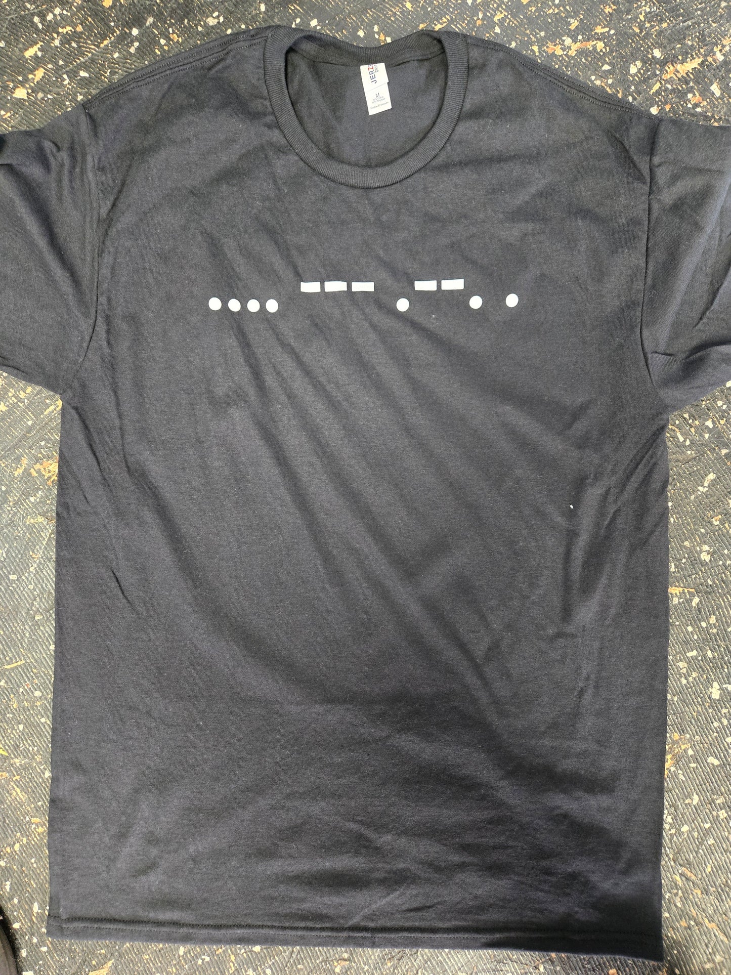 Hope Morse Code SS Black Tee