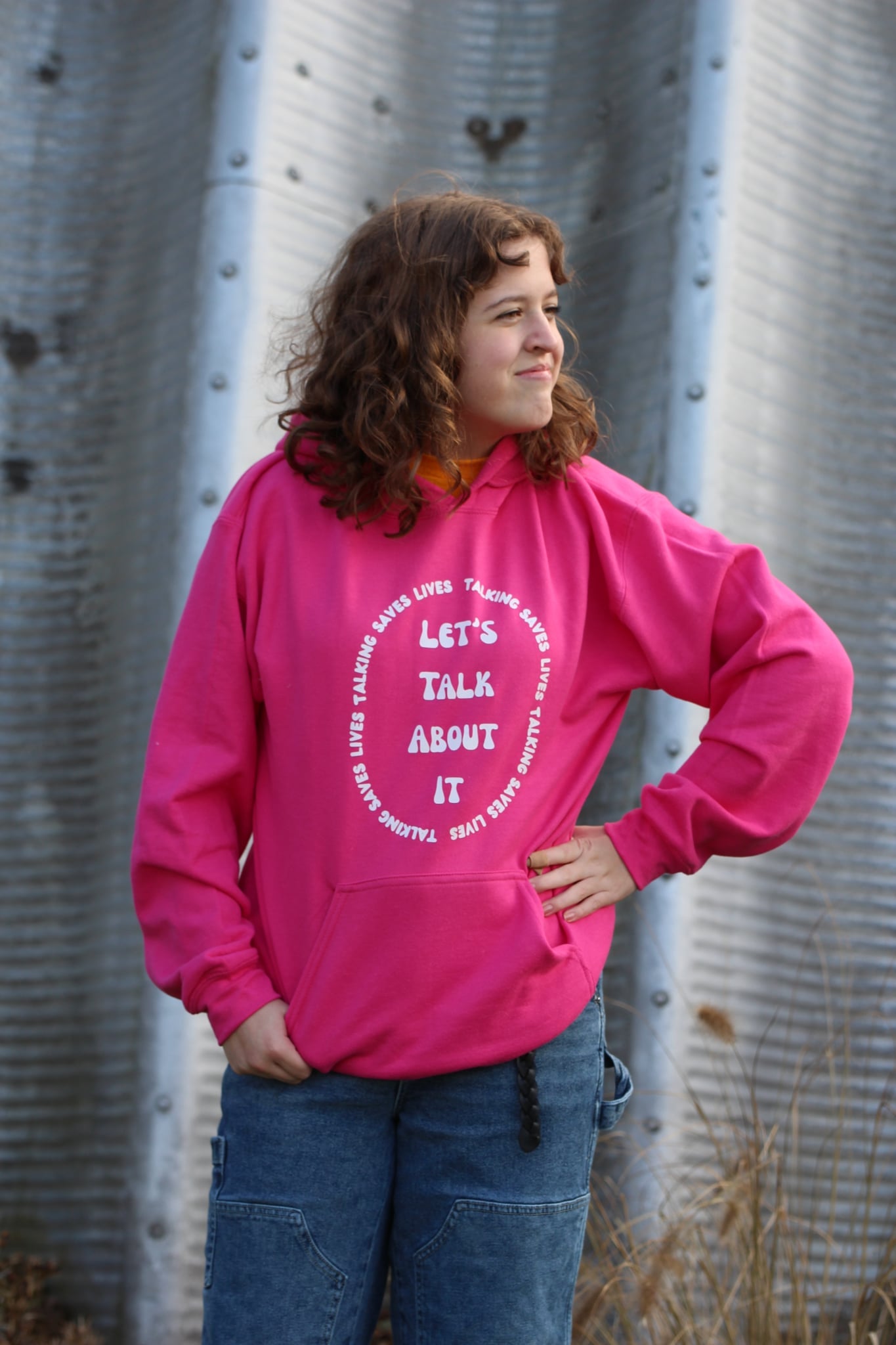 Let's Talk Pink Hoodie