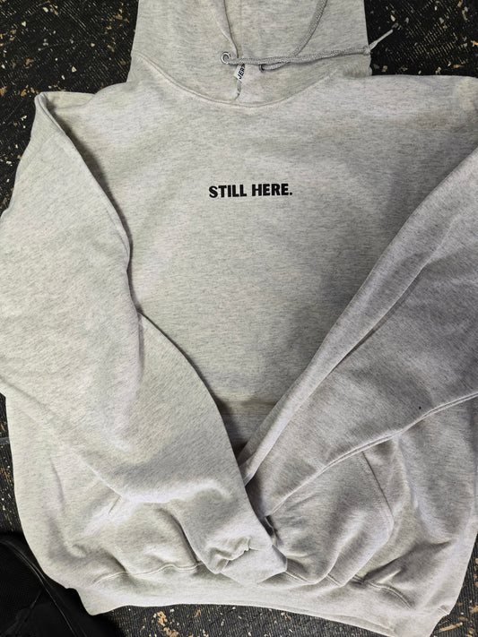Still Here Heather Oatmeal Hoodie