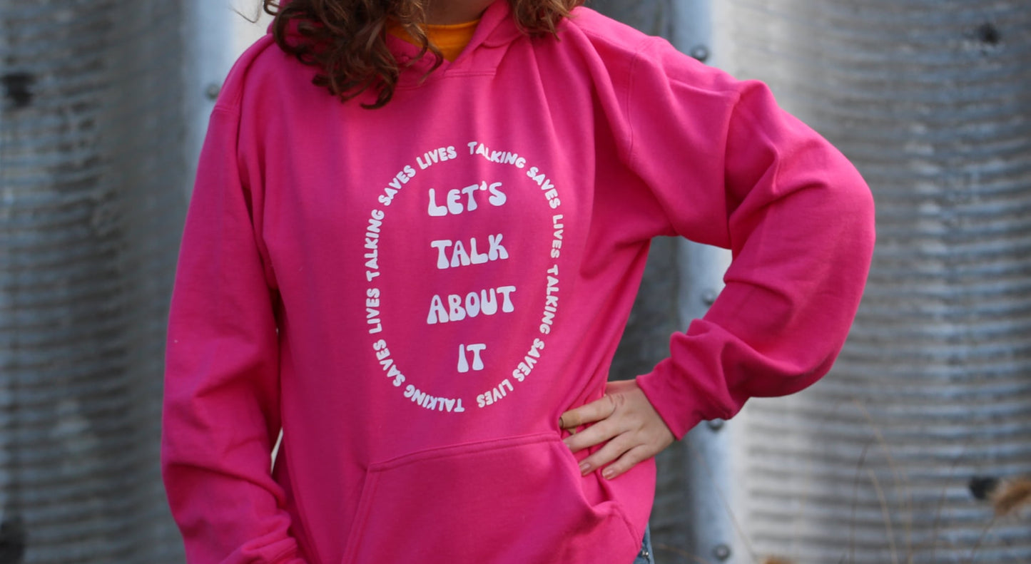 Let's Talk Pink Hoodie