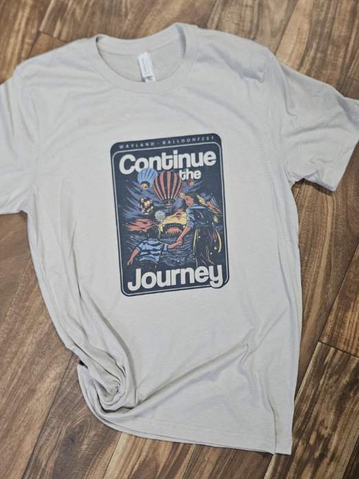 Wayland Balloonfest Heather Oatmeal SS Tee