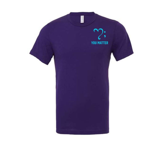 You Matter SS Tee - Purple